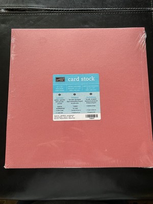 New Stampin' Up! Card Stock 12''x12'' Earth Elements (24 sheets) Assorted Colors