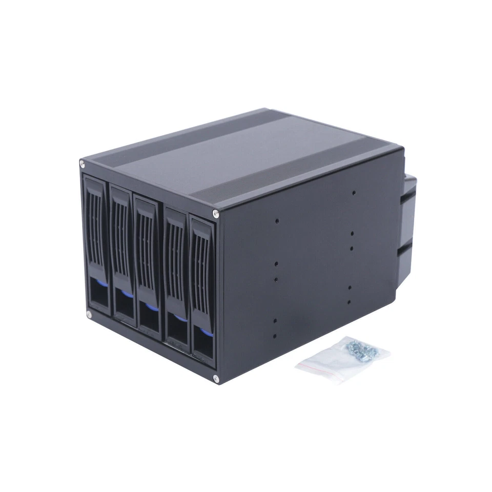 6 Gbps 5 Bay SATA HDD SAS Docking Station Offline Clone 2.5/3.5" Hard Drive Bays - Image 4 of 4