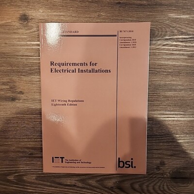 ACCEPTABLE Requirements for Electrical Installations 18th Edition, SKU 0042