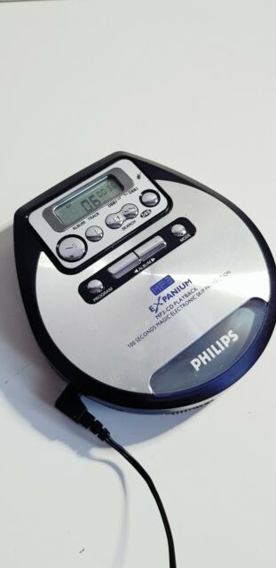 Philips EXP220 Lector CD Discman CD Reproductor MP3 Expanium Walkman Work Great
