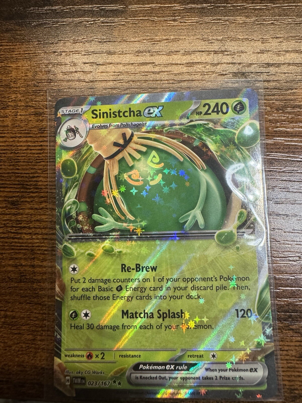 Sinistcha ex 023/167 Sv06: Twilight Masquerade Holo NM