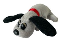Pound Puppies Plush Mini Gray Black Spotted Mini 6  Stuffed Animal Dog By Tonka