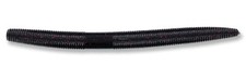 Yamamoto 9-10-051 Senko Soft Worm 5" 10pk Black with Small Red Flake
