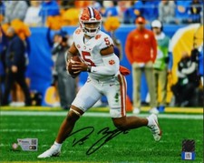 DJ UIAGALELEI Signed Clemson University Tigers 8x10 Photo (Fanatics-NCAA)