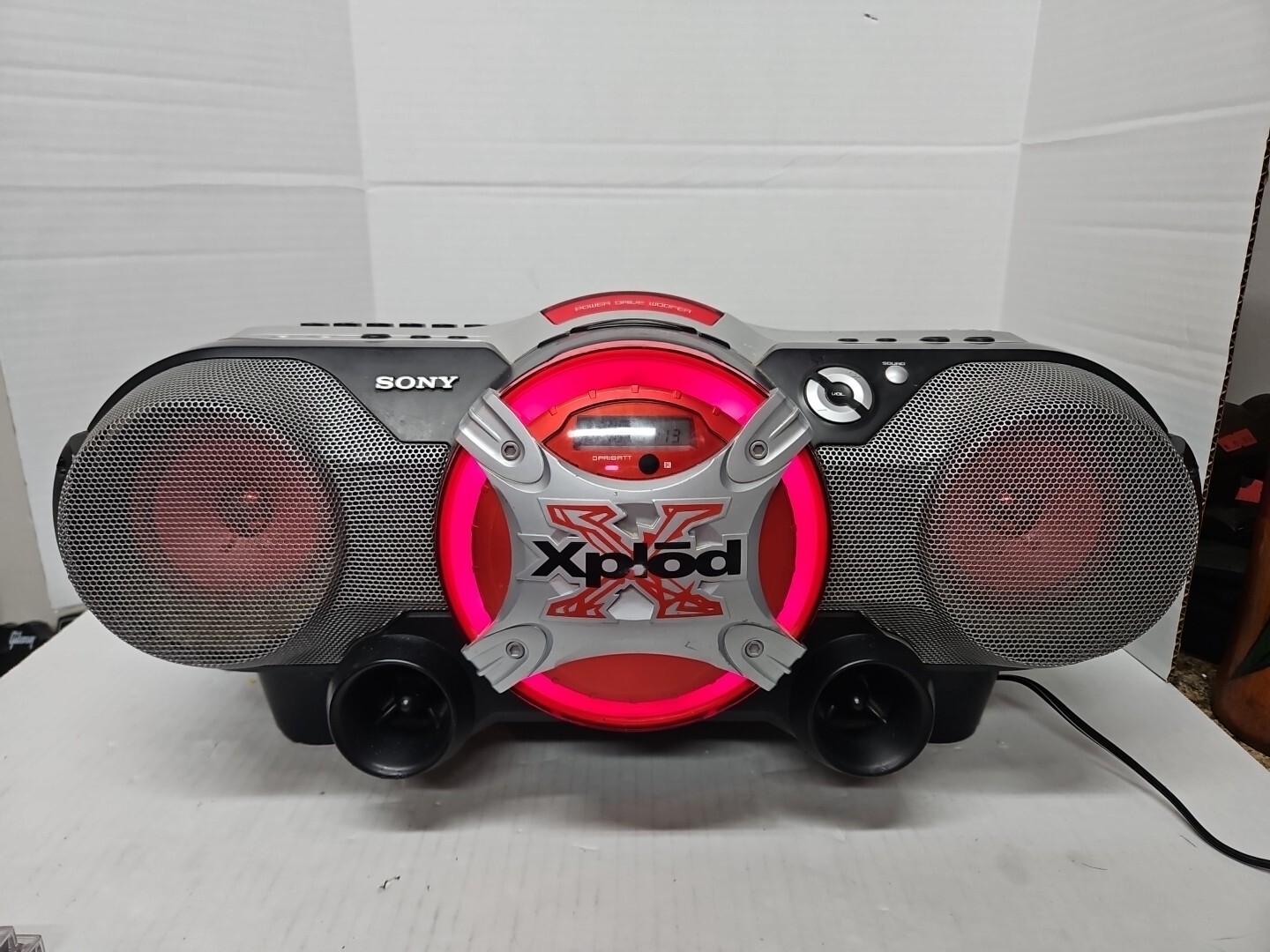 Sony Xplod CFD-G505 CD/Radio/Cassette Recorder Boombox Cd - Works