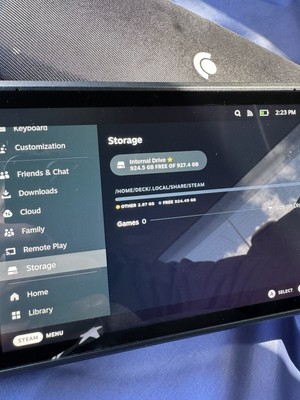 1TB Valve Steam Deck Original LCD 64gb Upgraded To 1TB SSD GREAT 