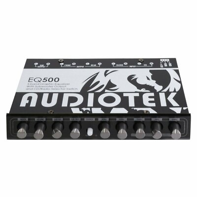 Audiotek AT-EQ500 CAR AUDIO 5-BAND GRAPHIC EQUALIZER WITH SUB OUT PUT