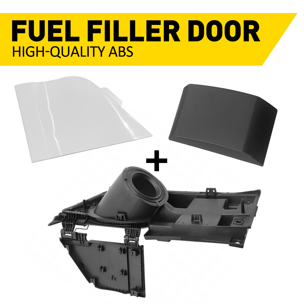 For 15-23 Ford Transit 150 250 350 Fuel Filler Door Housing + Gas Cap Cover Trim