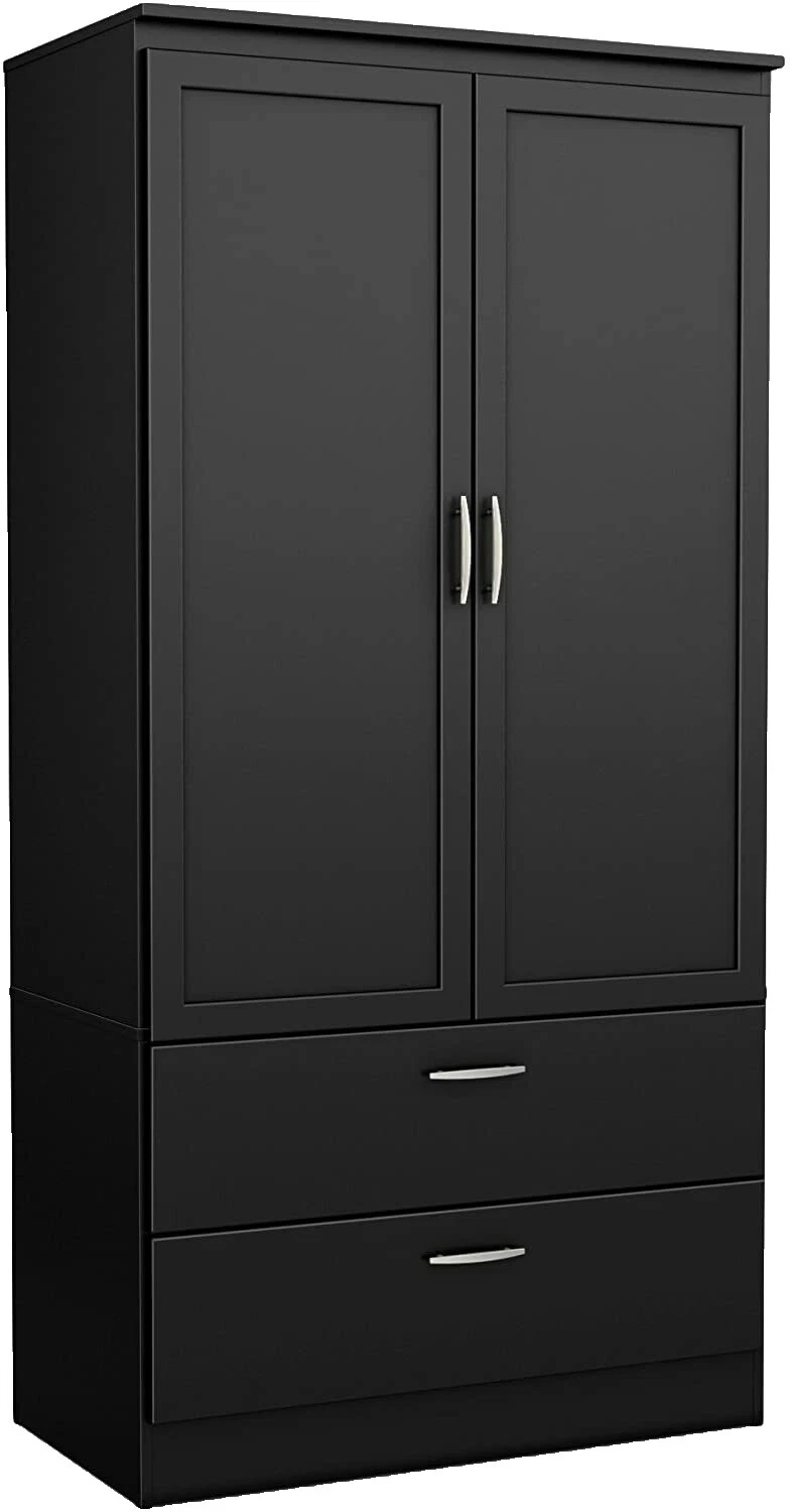 Black Traditional Armoires & Wardrobes