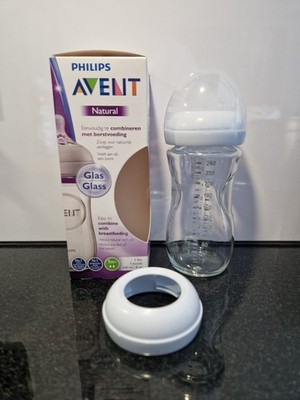 Philips Avent Responsive Natural, Glas-Babyflasche, 240 ml