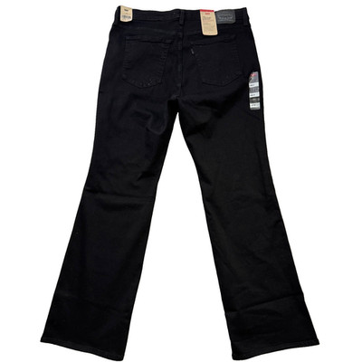 Levis 725 High Rise Bootcut Jeans Womens 18W Black NWT Stellar Stretch Bootcut