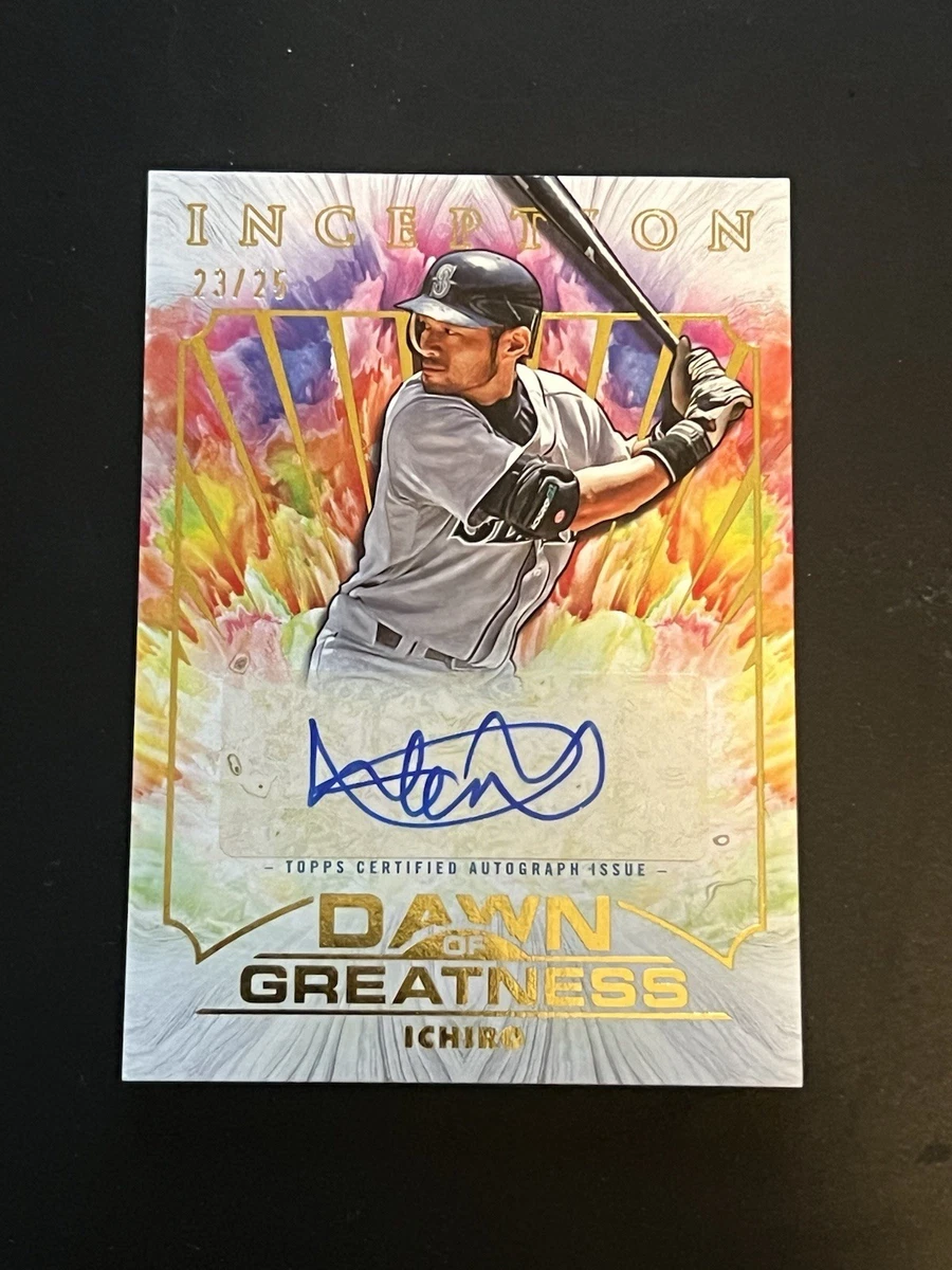 スポーツ選手 ICHIRO AUTOGRAPH CARD Ichiro Suzuki Seattle Mariners Baseball Autographed Sports Trading