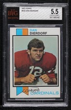 1973 Topps Dan Dierdorf #322 BVG 5.5 HOF wy5