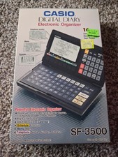 1980's Vintage Rare Casio SF-3500 Digital Diary Organizer Japan Sealed Box