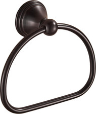 Bronze Towel Ring,Bathroom Hand Towel Holder Oil Rubbed, round Hand Towel Rack H