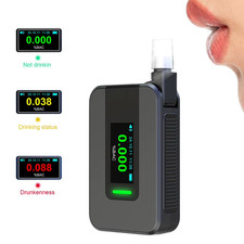 Electrochemical Alcohol Tester Non-Touching Blowing Breathalyzers Non-Contacting