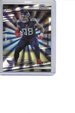 2022 Prestige Jeffery Simmons Xtra Points Sunburst Titans Football Card #289