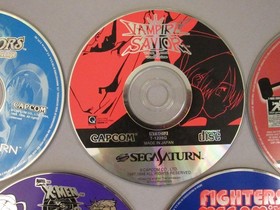 Lot of 5 SEGA SATURN Game Discs - Last Bronx, Fighters, Vampire, Night Warriors