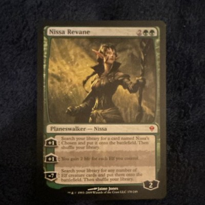 Magic The Gathering (MTG) Nissa Revane, Zendikar