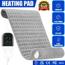 Electric Heating Pads Hot Heated Pad for Back Pain Muscle Pain Relieve 12''×24''