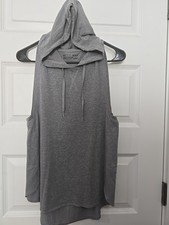 Under Armour Womens Size Medium Sleeveless Running Tank Top With Hood