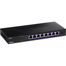 TRENDnet TEG-S380 8-Port Unmanaged 2.5G Switch, 8 x 2.5GBASE-T ports, IEEE