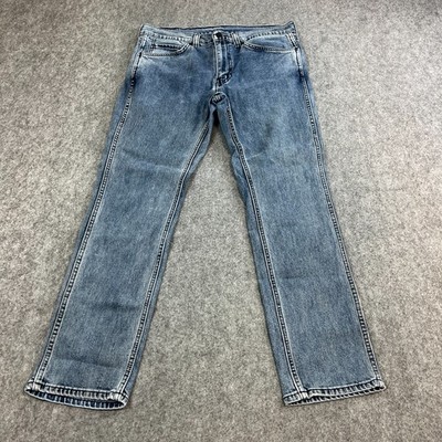 Levi's 511 Herren Jeans Slim Tapered 34 30 helle Waschung blau Stretch verwaschen