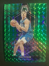 2023-24 Panini Mosaic #146 Dante Exum Green Mosaic Prizm Dallas Mavericks