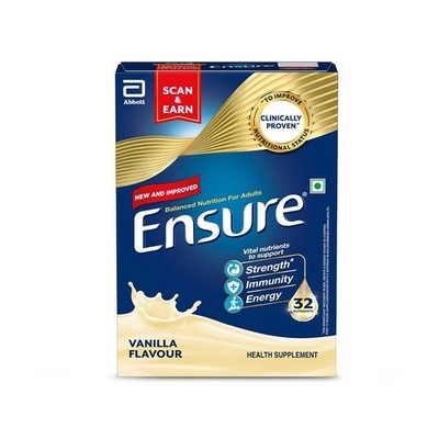 Ensure Nahrungsergänzungsmittel-Getränk Vanille, hoher Proteingehalt, 400 g, 32