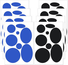 64 Pcs Puffer Down Jacket Repair Patch Kit, Nylon Fabric Repair Patch Self Adhes