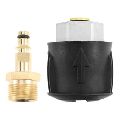 #ad #ad High Pressure Washer Quick Connect Adapter Brass M22 14mm Hose Quick Connector $9.20
