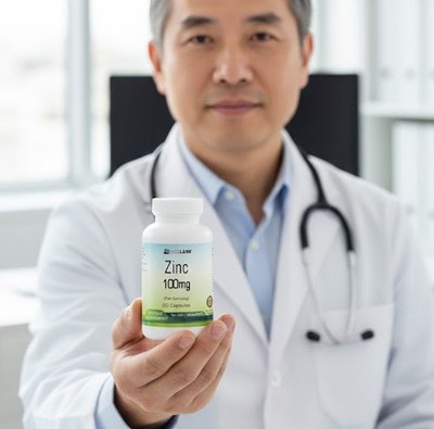 Zinc Citrate Capsules 100mg Per Serving -  By Paklabs