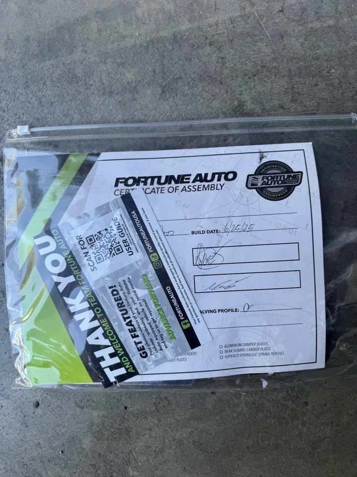 Enrolladores Fortune Auto 500 para Subaru WRX y STI Gen 8 2015-2021 + cubiertas Foto 4 de 4