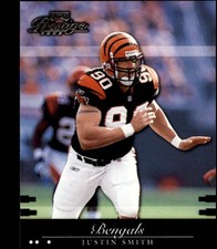 2002 Playoff Prestige #33 Justin Smith - FB
