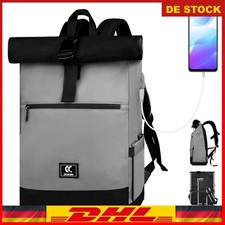 Rucksack Rolltop Freizeitrucksack Reisetaschen Tägliche Schultasche Rucksäcke