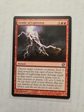 Riddle of Lightning - Journey into Nyx - LP - Uncommon - Instant - MTG