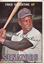 1967 Topps #64 Fred Valentine, VG (corners)