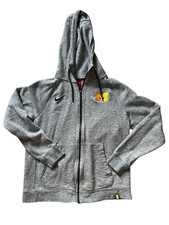 Nike Michigan Wolverines University Sweatshirt Adult's M Gray Full Zip Jacket