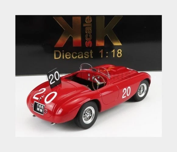 KK-SCALE KKDC180914 FERRARI - 166MM 2.0L V12 N 20 WINNER SPA FRANCORCHAMPS 1949  - Immagine 2 di 2
