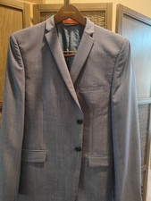 BOYS - LORD  TAYLOR - WOOL BLEND - 2 PIECE SUIT - SIZE 18R - GREY