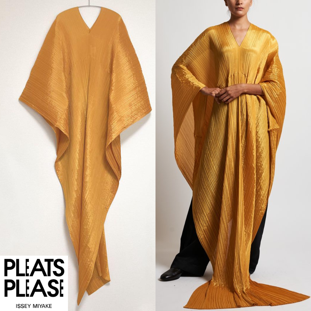 RARE Pleats Please Issey Miyake Madame T Stole Poncho Cape
