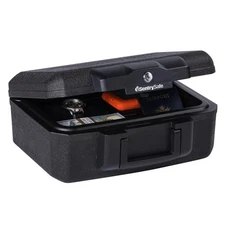 Fireproof Sentry Box Key Lock Important Document Money Safety Storage Chest Box
