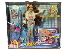 2004 Mattel MyScene Masquerade Madness Chelsea  Mermaid Diva + DVD Movie NRFB