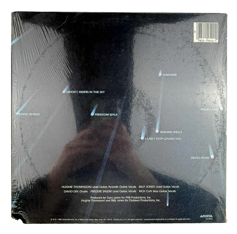 The Outlaws Ghost Riders vinyl record LP 80s Classic Rock NM w/ Shrink wrap - Image 2 of 4