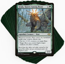 ***Custom Commander Deck*** Ayula, Queen Among Bears - Bears! - EDH Magic Cards