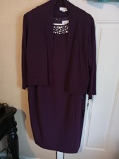 Classic Calvin Klein 2pc Sheath Dress with Matching Sweater Faux Pearl Neckline