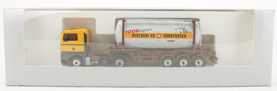 MAN Tank-Container-Sattelzug Bertschi Food Logistics  AWM 1:87 H0 OVP [BK12-A3]