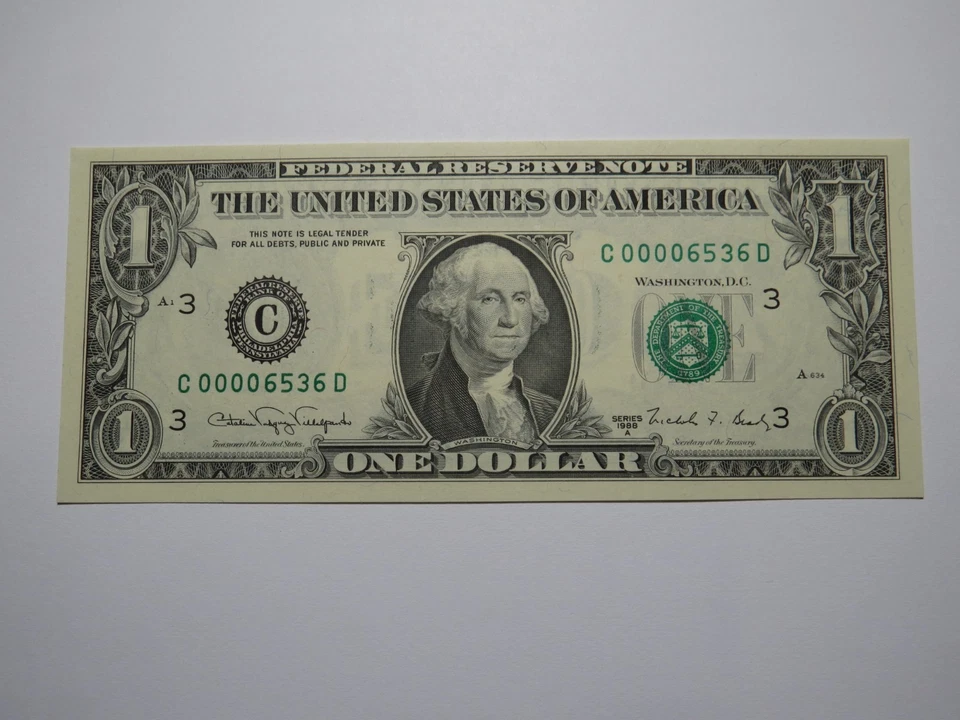 4 $1-$1-$1-$2 Matching Low 4 Digit Serial Number Federal Reserve Bank Notes - Image 3 of 4