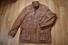 GENUINE Men's David Moore LEATHER Jacket size EU54 UK44