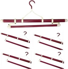 Kimono Telescopic Hanger Max. Length 125cm Set of 5 w/Obi Kake Yukata Hakama